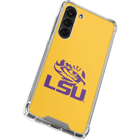 Louisiana State University - LSU Tiger Eye Logo Yellow Galaxy S23 Plus Clear Case