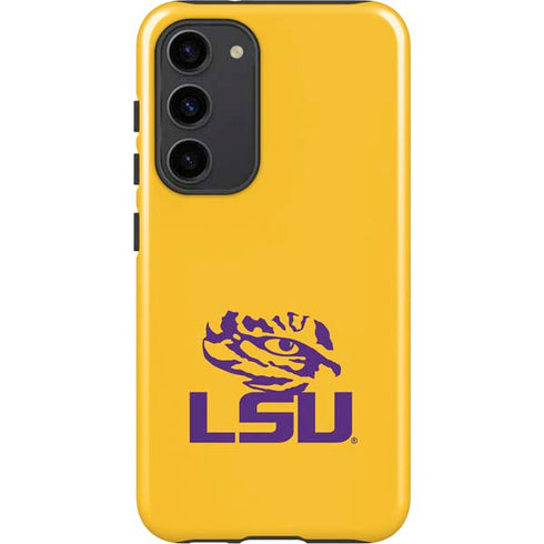 Louisiana State University - LSU Tiger Eye Logo Yellow Galaxy S23 Plus Pro Case