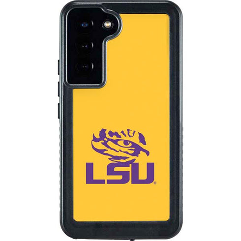 Louisiana State University - LSU Tiger Eye Logo Yellow Galaxy S23 Plus Waterproof Case