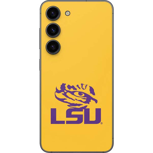 Louisiana State University - LSU Tiger Eye Logo Yellow Galaxy S23 Skin