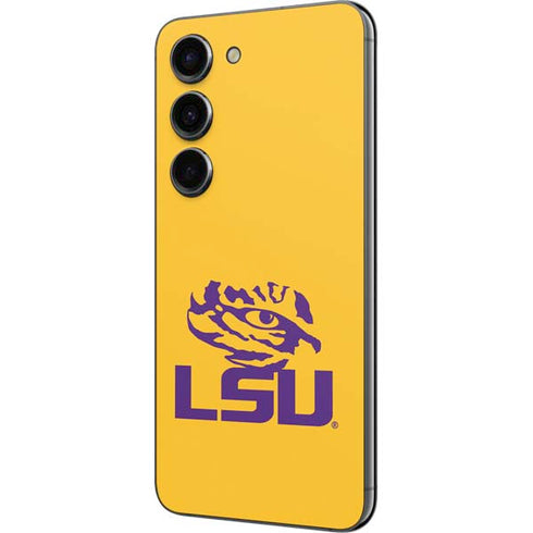 Louisiana State University - LSU Tiger Eye Logo Yellow Galaxy S23 Skin