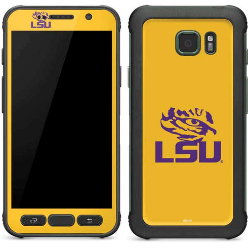Louisiana State University - LSU Tiger Eye Logo Yellow Galaxy S7 Active Skin