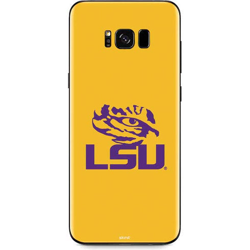 Louisiana State University - LSU Tiger Eye Logo Yellow Galaxy S8 Plus Skin