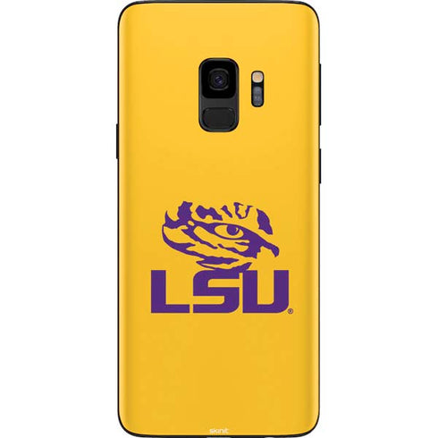 Louisiana State University - LSU Tiger Eye Logo Yellow Galaxy S9 Skin