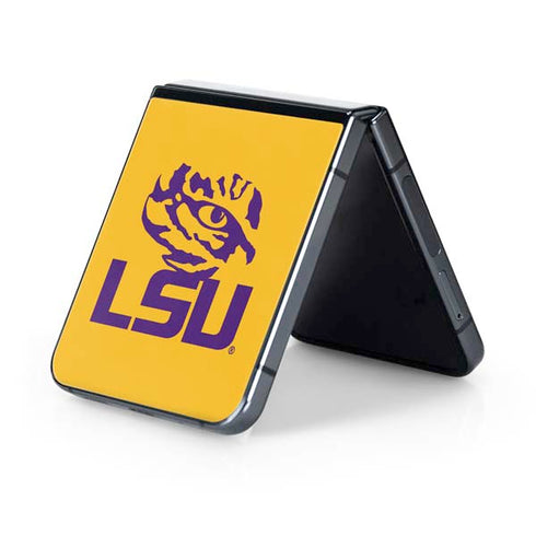 Louisiana State University - LSU Tiger Eye Logo Yellow Galaxy Z Flip5 5G Skin