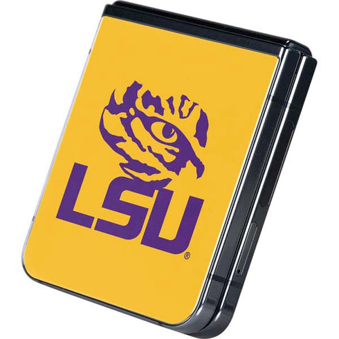 Louisiana State University - LSU Tiger Eye Logo Yellow Galaxy Z Flip5 5G Skin