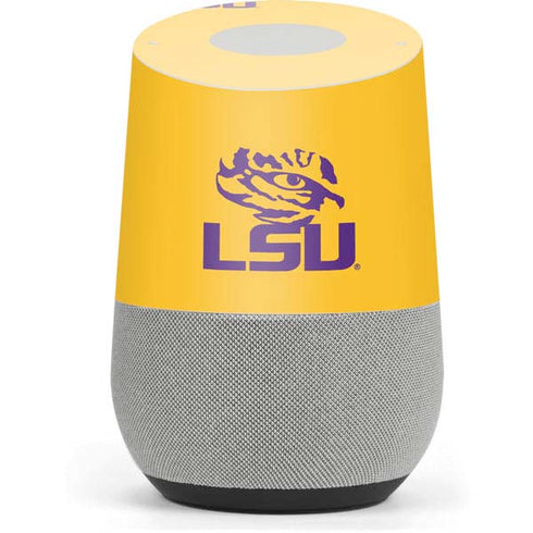Louisiana State University - LSU Tiger Eye Logo Yellow Google Home Skin