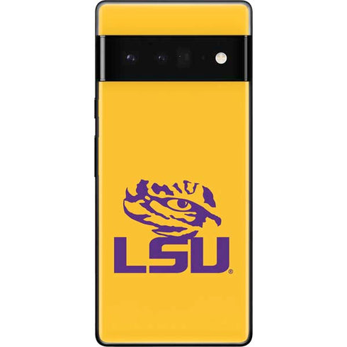 Louisiana State University - LSU Tiger Eye Logo Yellow Google Pixel 6 Pro Skin