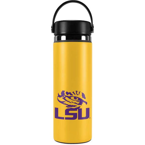 Louisiana State University - LSU Tiger Eye Logo Yellow Hydro Flask 20oz Wide Mouth Skin