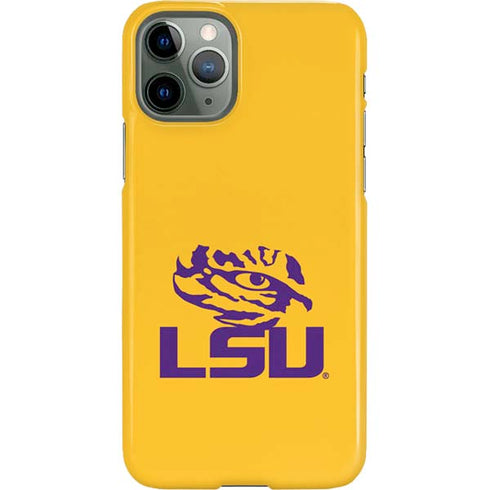 Louisiana State University - LSU Tiger Eye Logo Yellow iPhone 11 Pro Lite Case