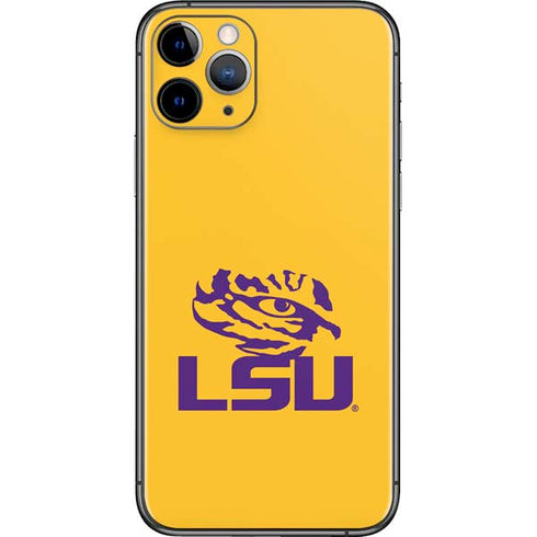 Louisiana State University - LSU Tiger Eye Logo Yellow iPhone 11 Pro Skin