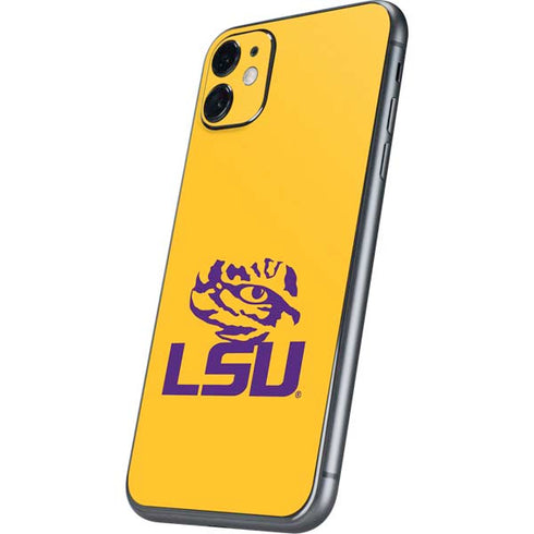 Louisiana State University - LSU Tiger Eye Logo Yellow iPhone 11 Skin