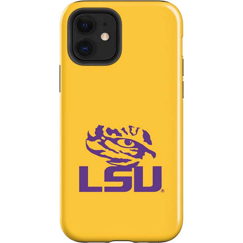 Louisiana State University - LSU Tiger Eye Logo Yellow iPhone 12 Impact Case