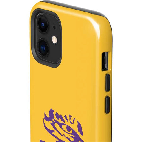 Louisiana State University - LSU Tiger Eye Logo Yellow iPhone 12 Impact Case