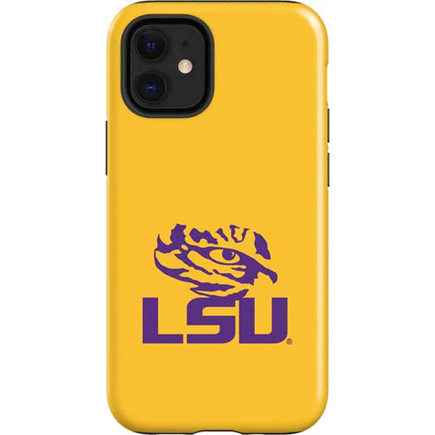 Louisiana State University - LSU Tiger Eye Logo Yellow iPhone 12 Mini Impact Case