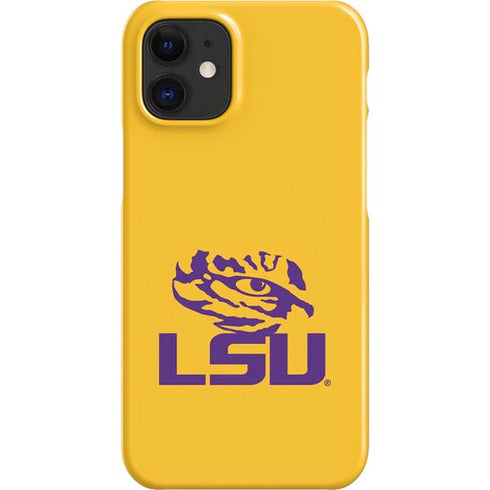 Louisiana State University - LSU Tiger Eye Logo Yellow iPhone 12 Mini Lite Case