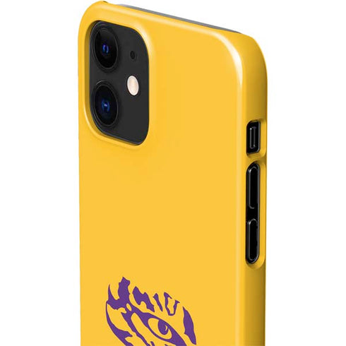Louisiana State University - LSU Tiger Eye Logo Yellow iPhone 12 Mini Lite Case
