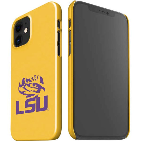 Louisiana State University - LSU Tiger Eye Logo Yellow iPhone 12 Mini Lite Case