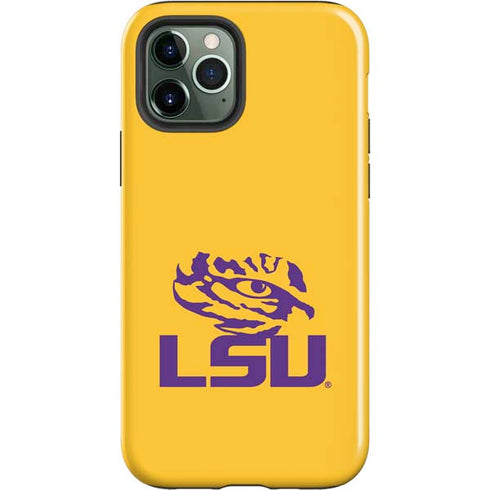 Louisiana State University - LSU Tiger Eye Logo Yellow iPhone 12 Pro Impact Case