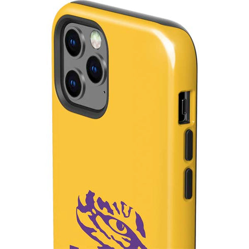 Louisiana State University - LSU Tiger Eye Logo Yellow iPhone 12 Pro Impact Case