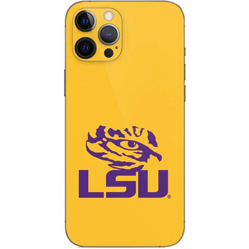 Louisiana State University - LSU Tiger Eye Logo Yellow iPhone 12 Pro Max Skin