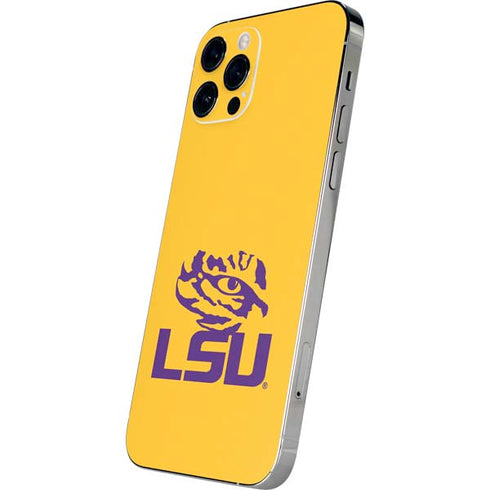 Louisiana State University - LSU Tiger Eye Logo Yellow iPhone 12 Pro Max Skin