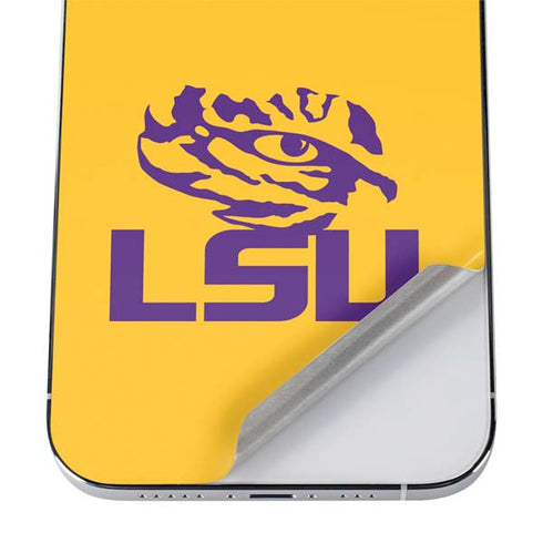 Louisiana State University - LSU Tiger Eye Logo Yellow iPhone 12 Pro Max Skin
