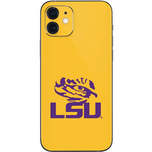 Louisiana State University - LSU Tiger Eye Logo Yellow iPhone 12 Skin