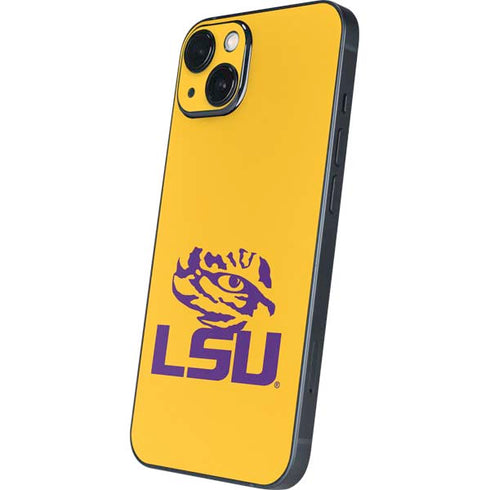 Louisiana State University - LSU Tiger Eye Logo Yellow iPhone 15 Plus Skin