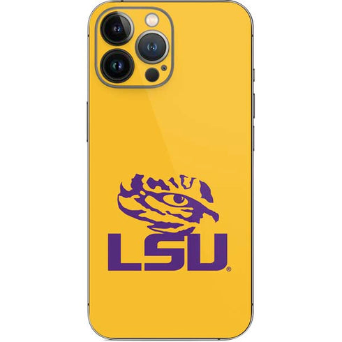 Louisiana State University - LSU Tiger Eye Logo Yellow iPhone 14 Pro Max Skin