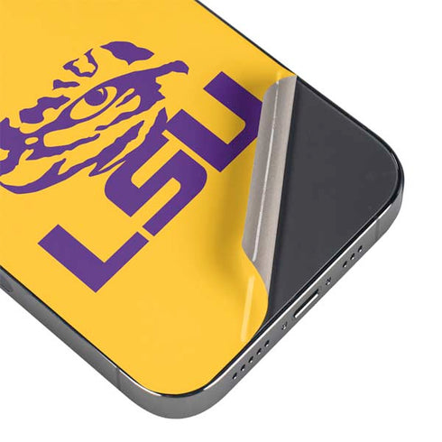 Louisiana State University - LSU Tiger Eye Logo Yellow iPhone 14 Pro Skin
