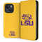 Louisiana State University - LSU Tiger Eye Logo Yellow iPhone 15 Folio Case