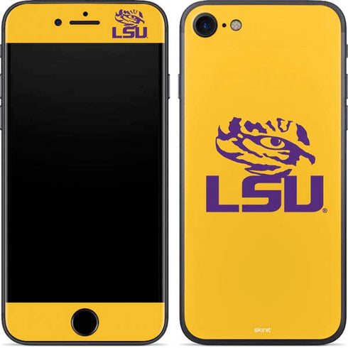 Louisiana State University - LSU Tiger Eye Logo Yellow iPhone 8 Skin