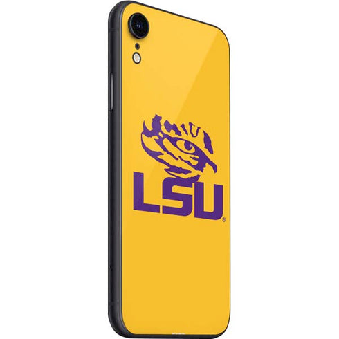 Louisiana State University - LSU Tiger Eye Logo Yellow iPhone SE (2nd & 3rd Gen) Skin