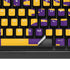Louisiana State University - LSU Tiger Eye Logo Yellow K95 RGB PLATINUM Mechanical Gaming Keyboard Skin