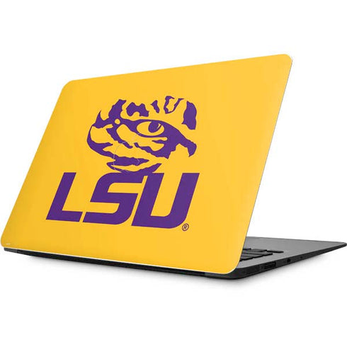 Louisiana State University - LSU Tiger Eye Logo Yellow Apple MacBook Skin