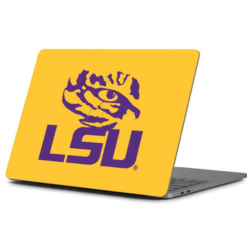 Louisiana State University - LSU Tiger Eye Logo Yellow Apple MacBook Pro 13-inch Skin