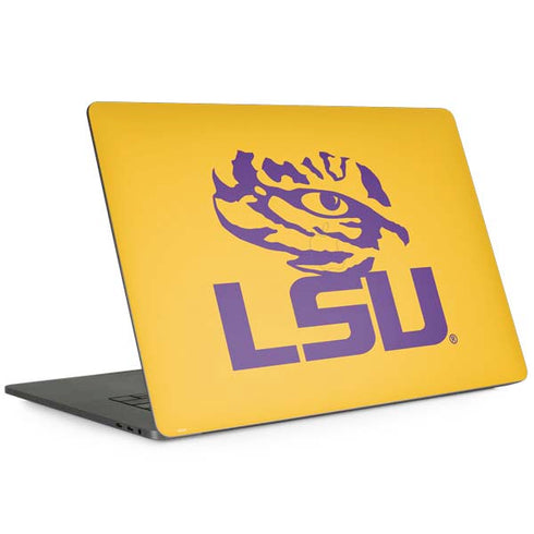 Louisiana State University - LSU Tiger Eye Logo Yellow Apple MacBook Pro 15-inch Skin