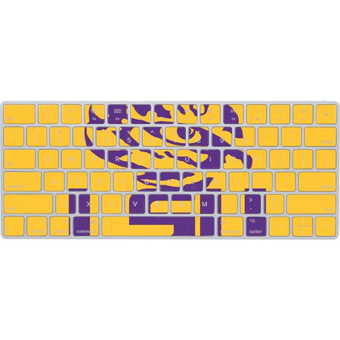 Louisiana State University - LSU Tiger Eye Logo Yellow Magic Keyboard Skin