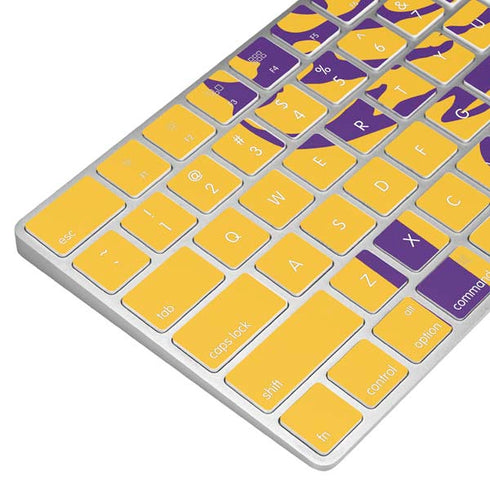Louisiana State University - LSU Tiger Eye Logo Yellow Magic Keyboard Skin
