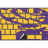 Louisiana State University - LSU Tiger Eye Logo Yellow Magic Keyboard with Numeric Keypad Skin