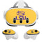 Louisiana State University - LSU Tiger Eye Logo Yellow Meta Quest 3 Skin