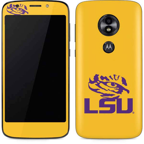 Louisiana State University - LSU Tiger Eye Logo Yellow Moto E5 Play Skin