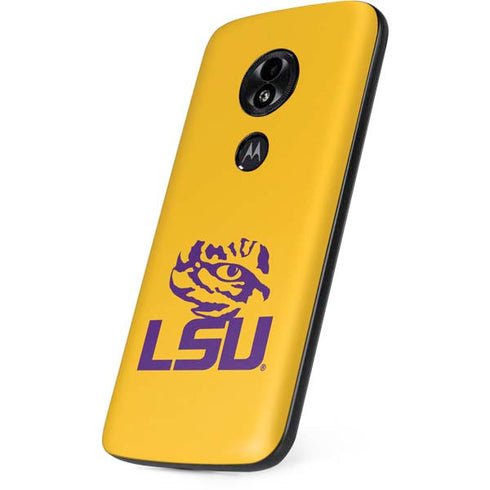 Louisiana State University - LSU Tiger Eye Logo Yellow Moto E5 Play Skin
