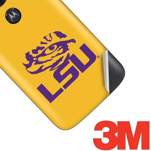 Louisiana State University - LSU Tiger Eye Logo Yellow Moto E5 Play Skin