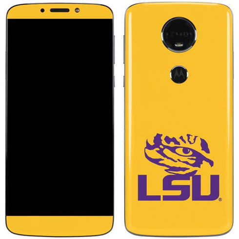 Louisiana State University - LSU Tiger Eye Logo Yellow Moto E5 Plus Skin