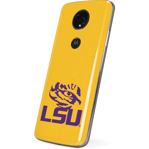 Louisiana State University - LSU Tiger Eye Logo Yellow Moto E5 Plus Skin