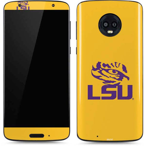 Louisiana State University - LSU Tiger Eye Logo Yellow Moto G6 Skin