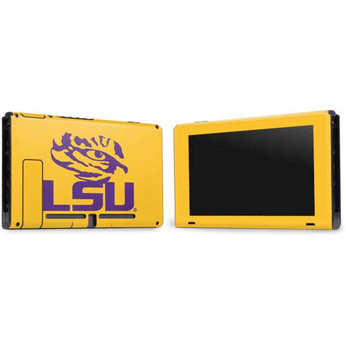 Louisiana State University - LSU Tiger Eye Logo Yellow Nintendo Switch Bundle Skin
