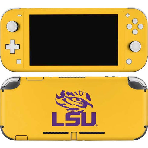 Louisiana State University - LSU Tiger Eye Logo Yellow Nintendo Switch Lite Skin